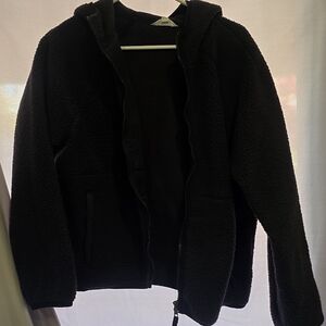 Time and Tru Black Women's Fleece Jacket